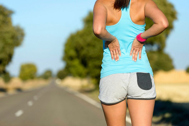Lesión de espalda en el running